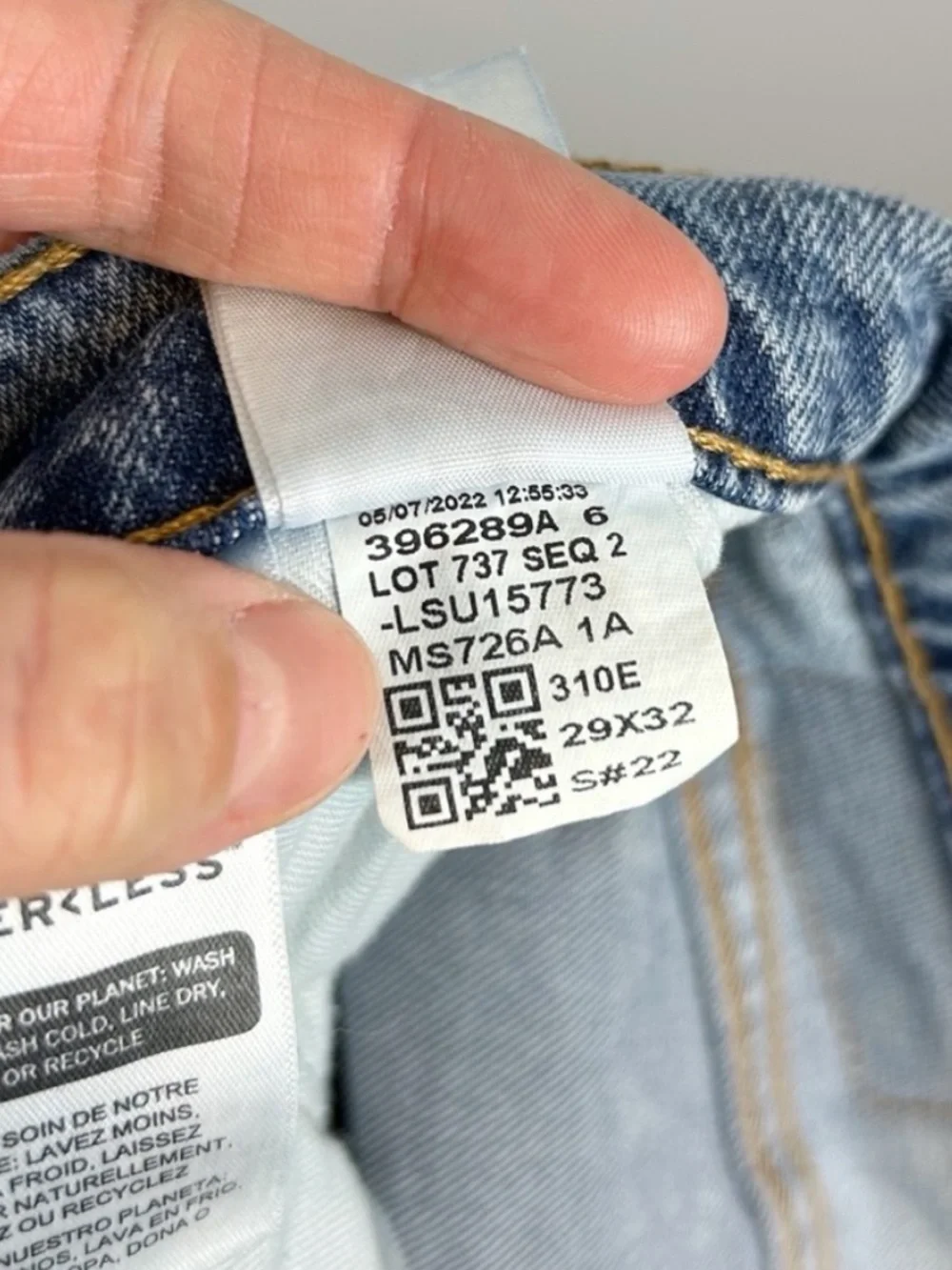 Levi's 511 Slim Straight Light Blue Jeans Men's Size 29 x 32